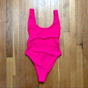 Hot Pink Swim One Piece